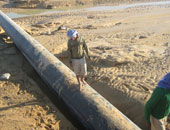 ضبط مزارع سرق خطوط البترول المارة بأرضه الزراعية فى بنى سويف