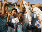 مظاهرات فى كشمير بعد مقتل زعيم جماعة عسكر طيبة المتمردة