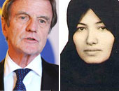 التليفزيون الإيرانى يبث "اعترافات" لسكينة محمدى أشتيانى 