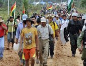 مظاهرة فى بوليفيا للمطالبة بالسماح للرئيس بالترشح لولاية رابعة