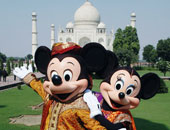 تاج محل يستقبل ميكى ماوس فى أجرا