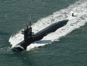 الغواصة النووية الأمريكية ميشيجان ترسو فى كوريا الجنوبية 