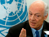 دى ميستورا: مصر تدعم جهود الأمم المتحدة بسوريا ولا يوجد حل عسكرى للأزمة