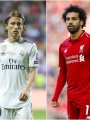 محمد صلاح ولوكا مودريتش وكريستيانو رونالدو محمد صلاح ولوكا مودريتش وكريستيانو رونالدو