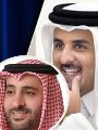 فهد آل ثانى وأمير قطر وحسن روحانى فهد آل ثانى وأمير قطر وحسن روحانى