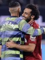محمد صلاح مع رياض محرز محمد صلاح مع رياض محرز