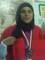 الحاصلة على برونزيتين في بطولة العالم لرفع الأثقال للمكفوفين الحاصلة على برونزيتين في بطولة العالم لرفع الأثقال للمكفوفين