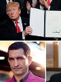 توم مالينوفيسكى النائب المؤيد للشواذ إلى اليسار و أبو النجا و واكد أسفل ترامب أثناء توقيعه قرار سيادة إسرائيل على الجولان توم مالينوفيسكى النائب المؤيد للشواذ إلى اليسار و أبو النجا و واكد أسفل ترامب أثناء توقيعه قرار سيادة إسرائيل على الجولان