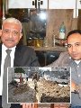 اللواء عبد المجيد صقر محافظ السويس خلال حواره مع الزميل السيد فلاح اللواء عبد المجيد صقر محافظ السويس خلال حواره مع الزميل السيد فلاح