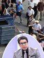 صورة لعنف الإخوان ومحمد ناصر ويوسف القرضاوى ووجدى غنيم صورة لعنف الإخوان ومحمد ناصر ويوسف القرضاوى ووجدى غنيم