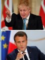 بوريس جونسون وماكرون وميركل بوريس جونسون وماكرون وميركل