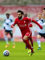 محمد صلاح خلال المباراة محمد صلاح خلال المباراة