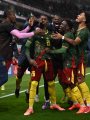 احتفال منتخب الكاميرون