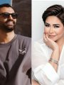 الفنانة شيرين عبد الوهاب والمنتج محمد الشاعر