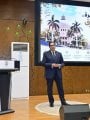رئيس جامعة القاهرة خلال مؤتمر صحفى
