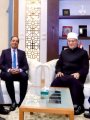 الدكتور نظير محمد عياد مفتي الجمهوريةو الدكتور عمرو عثمان، مدير صندوق مكافحة الإدمان وقيادات الصندوق ودار الإفتاء