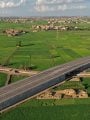 تصوير جوي يظهر أهمية محور الزقازيق السنبلاوين