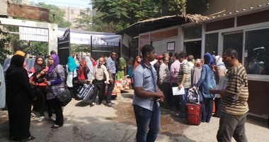 بالصور.. بدء تسكين طلاب المدن المقبولين بجامعة بنى سويف