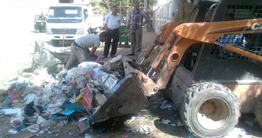 حملة نظافة موسعة بدائرة مركز دمياط