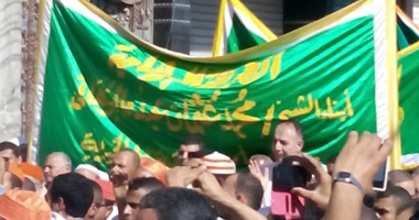 انطلاق موكب الطريقة البرهانية للاحتفال بمولد إبراهيم الدسوقى بكفر الشيخ
