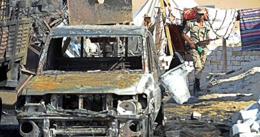 "سنورس" بالفيوم فى انتظار تشييع جنازة شهيد الجيش فى تفجير العريش