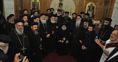 بالصور.. وصول الأنبا باخوميوس إلى مطرانية البحيرة بعد رحلة علاج بلندن
