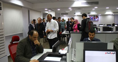 وفد صينى رفيع المستوى يزور المقر الجديد لـ"اليوم السابع"