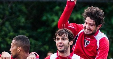 بالصور.."إتش دبور" يظهر فى تدريبات ساوباولو