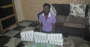 ضبط عاطل بحوزته 6000 قرص مخدر فى الإسماعيلية