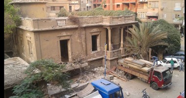 صحافة المواطن.. هدم فيلا أثرية فى منطقة النعام بعين شمس