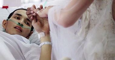 بالصور.. الفرحة رغم أنف الألم.. مرضى قاوموا المرض بالسعادة.. رودين هزم السرطان وتزوج حبيبته قبل وفاته بساعات.. وميندى احتضنت الموت بفستان الزفاف.. و"وينى" عارضة أزياء غلبت البهاق
