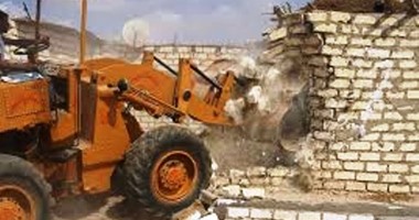 محافظ القليوبية يقود حملة إزالة بقرية ميت حلفا بقليوب