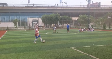 منتخب المكفوفين يستعد للمشاركة فى البطولة الدولية بمركز شباب الجزيرة