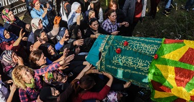 بالصور.. تشييع جثمان أحد ضحايا التفجيرات الإرهابية فى أنقرة