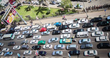 توقف حركة المرور بسبب وقفة احتجاجية بشارع الدقى