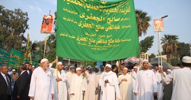 انطلاق موكب الطرق الصوفية إلى مسجد الحسين احتفالا برأس السنة الهجرية