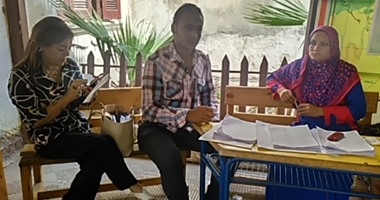 سحر الهوارى تتابع الانتخابات بالفيوم 