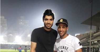 على جبر يظهر بـ"العُكاز" فى تدريبات الزمالك