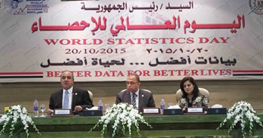 بالصور.. رئيس الاحصاء: 40 مليون جنيه تكلفة المسح الخرائطى لمصر