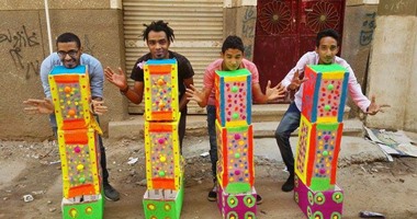 بالصور .. محمد فوزى يؤسس فرقة متخصصة فى فنون الأداء والمسرح الأسود والعرائس