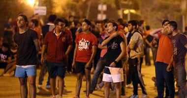 التراس أهلاوى يغادر محيط ملعب بتروسبورت