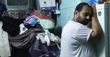 بالصور.. منزل مواطن يغرق فى مياه الأمطار بالإسكندرية