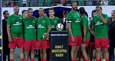 بالفيديو.. هدف رونالدينيو فى مهرجان اعتزال المغربى مصطفى حاجى