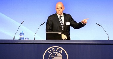اليويفا يوافق على دعم إنفانتينو فى انتخابات الفيفا