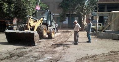 الاستعانة بأوناش لرفع حطام انهيار عقار بالخليفة بحثًا عن أى أشخاص