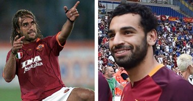 محمد صلاح وصيف باتيستوتا فى رقم قياسى مع روما