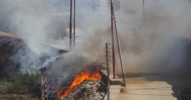 الحماية المدنية تسيطر على حريق فى كابل كهرباء بحلمية الزيتون