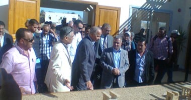  بالصور.. وزير الآثار يفتتح آخر مراحل إنقاذ معبد هيبس بالوادى الجديد