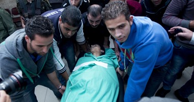 بالصور.. تشييع جنازة شهيد فلسطينى فى الضفة الغربية