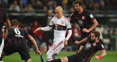 البايرن يفشل فى تحقيق الفوز الـ11 على التوالى فى الدورى أمام فرانكفورت